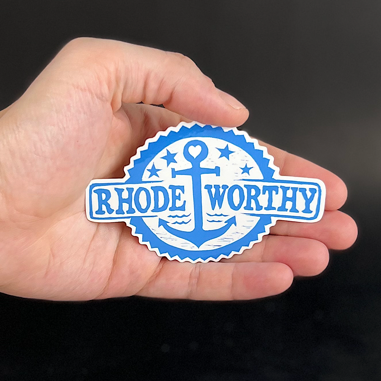 Rhode Worthy - sticker - Arts & Crafts