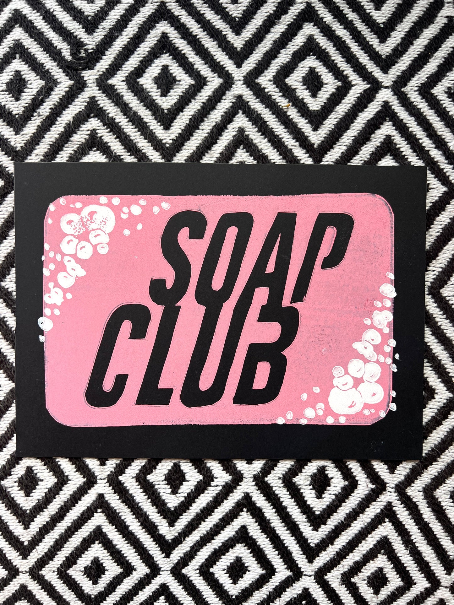 SOAP CLUB / FIGHT CLUB block print - Prints