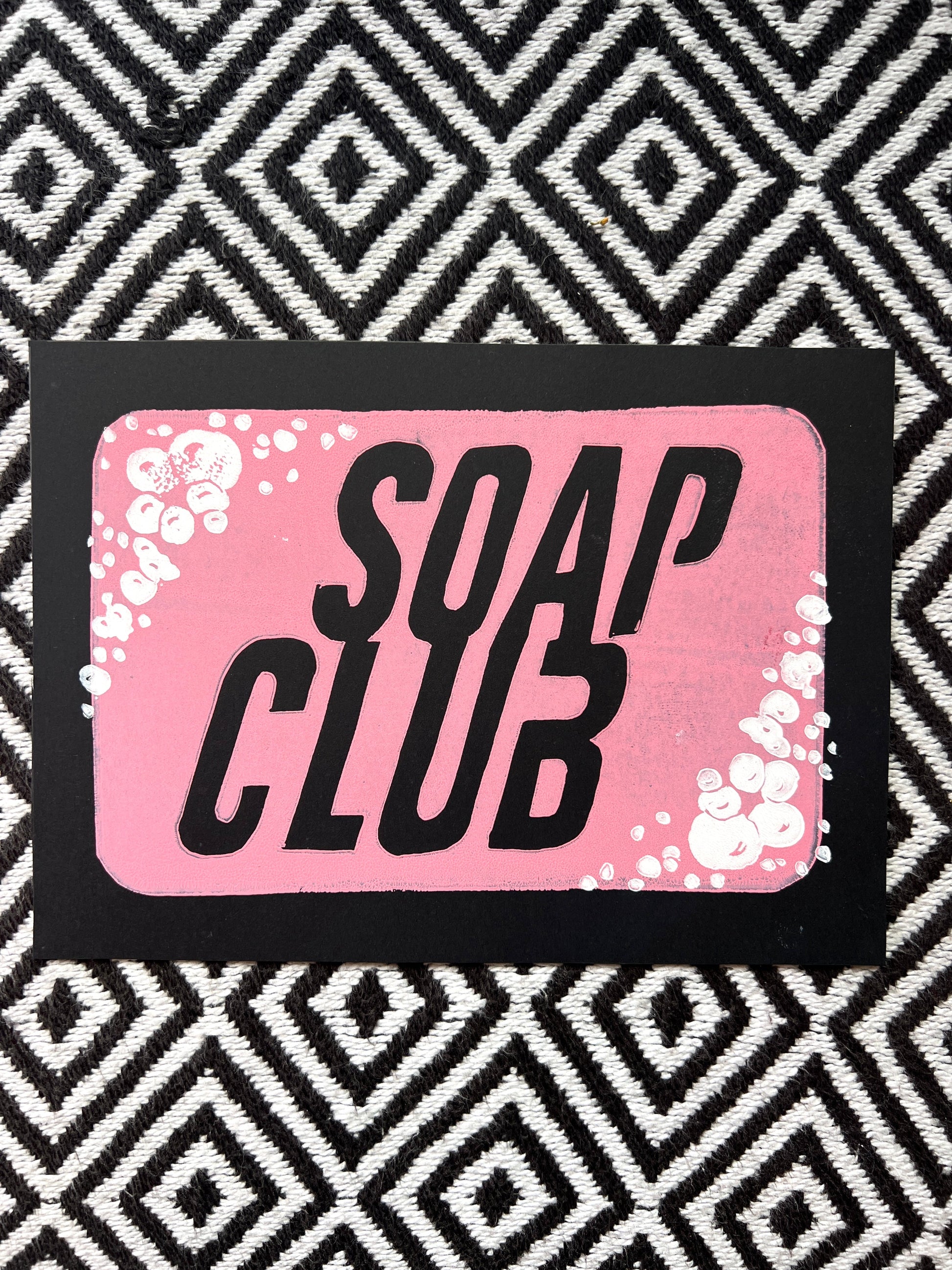 SOAP CLUB / FIGHT CLUB block print - Prints