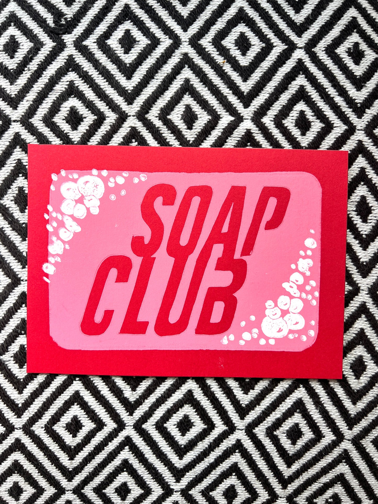 SOAP CLUB / FIGHT CLUB block print - Prints