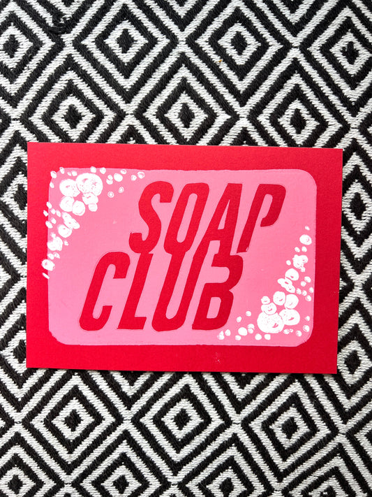 SOAP CLUB / FIGHT CLUB block print - Prints