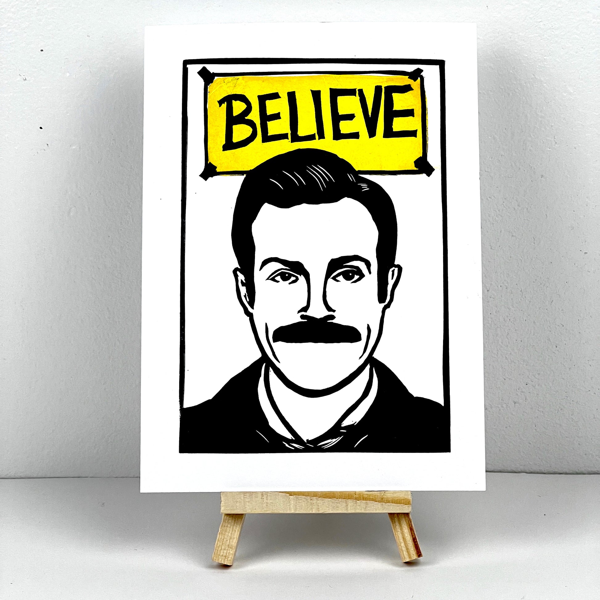 Ted Lasso - BELIEVE (yellow) - Arts & Entertainment
