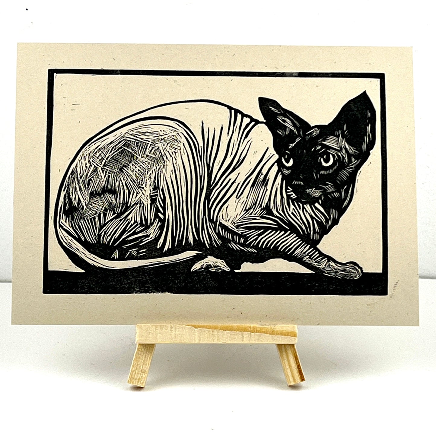 The Sphynx Cat - Sandstone - Arts & Crafts