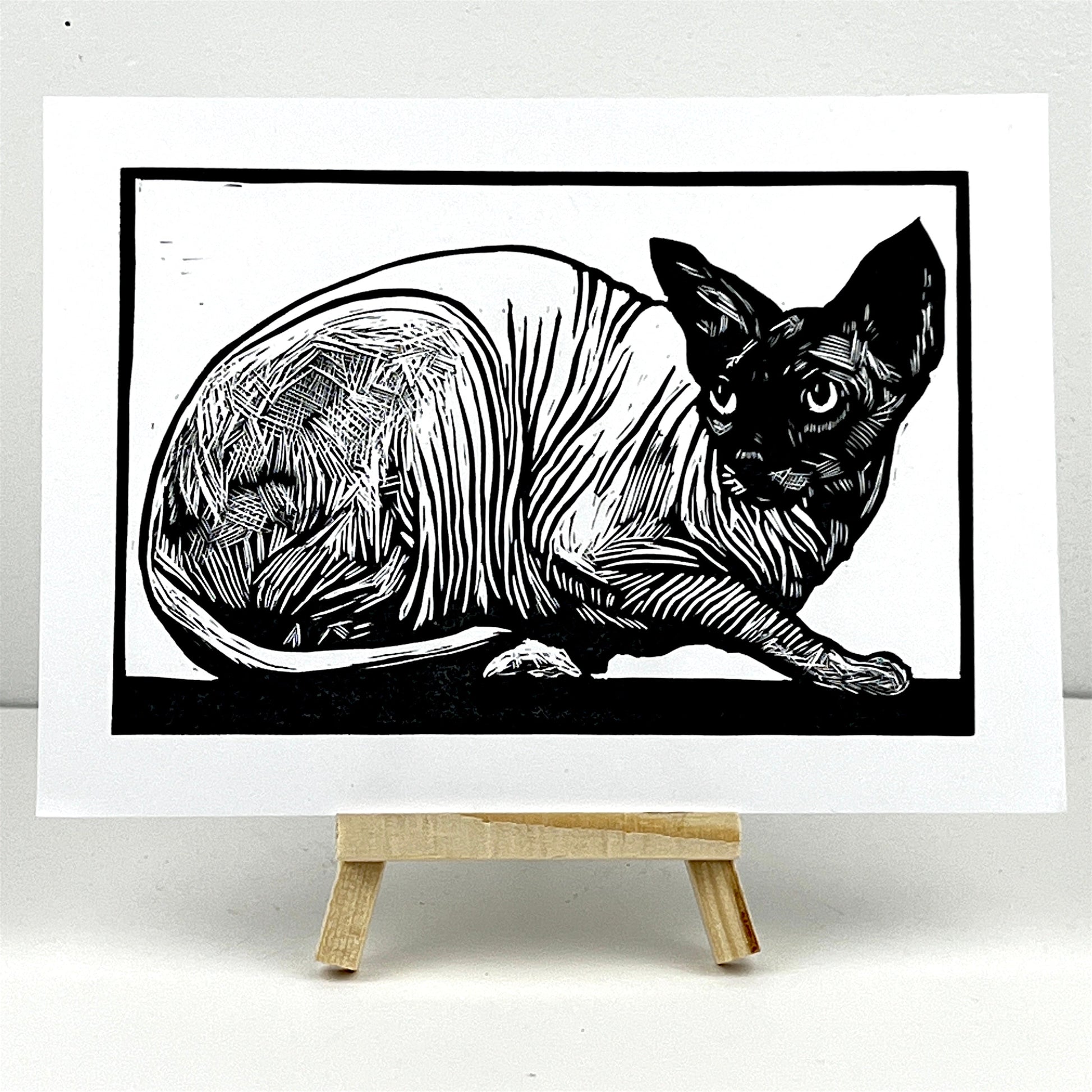 The Sphynx Cat - White - Arts & Crafts