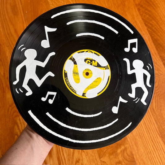 VINYL - Screenprinted Vintage 12 in. Vinyl Records - Multiple artists unique pop art - Prints