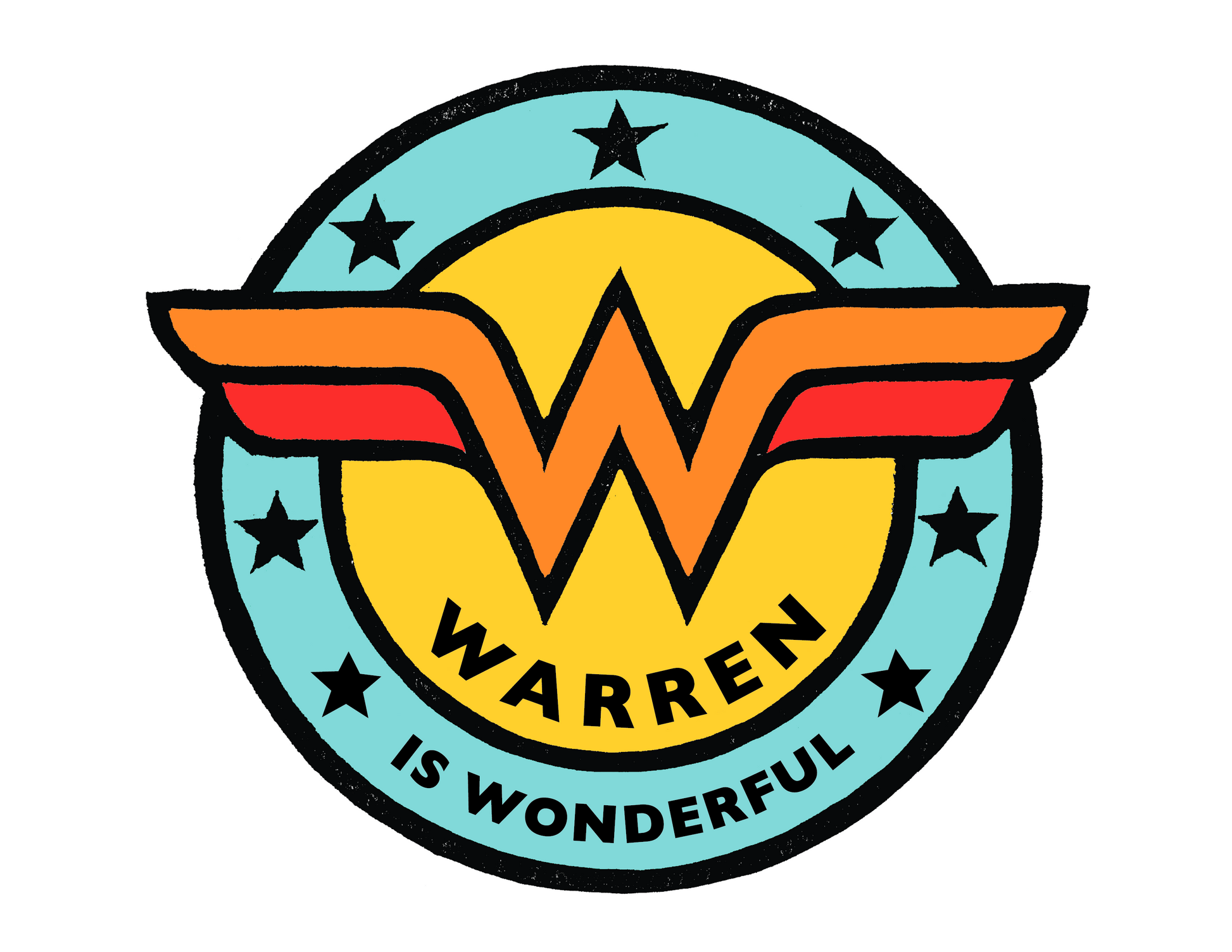 Warren is Wonderful - 8.5 x 11’’ color print - Prints
