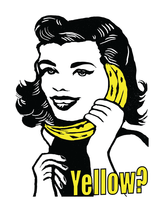 Yellow? Banana Phone (8.5 x 11’’) color print - Arts & Crafts