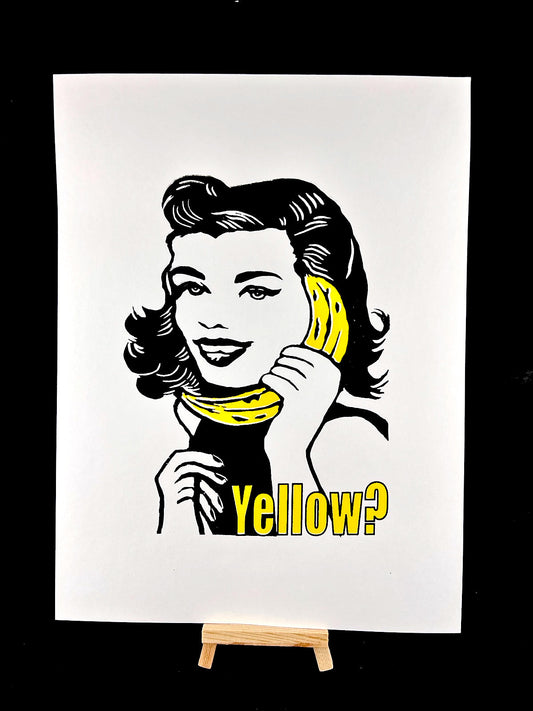 Yellow? - Screen Print - Arts & Crafts
